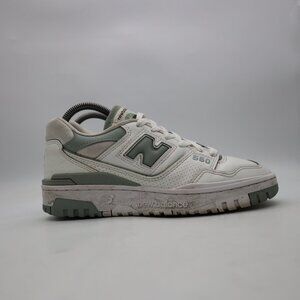 New Balance 550 Women's 8 B Men's 6.5 B White Green Sneakers Casual BBW550BG